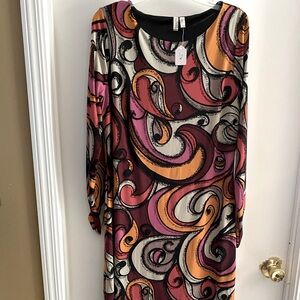 Multi color dress size LG by Madison gently used
